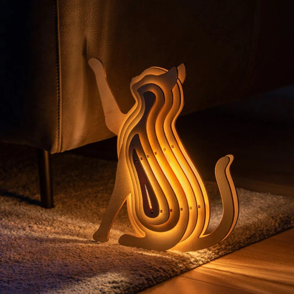 WildCraft™ Luce in Legno Animale