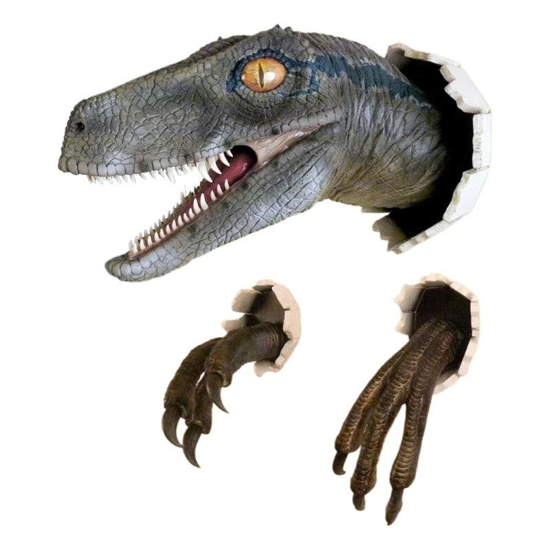 JurassicBurst Velociraptor Muursculptuur