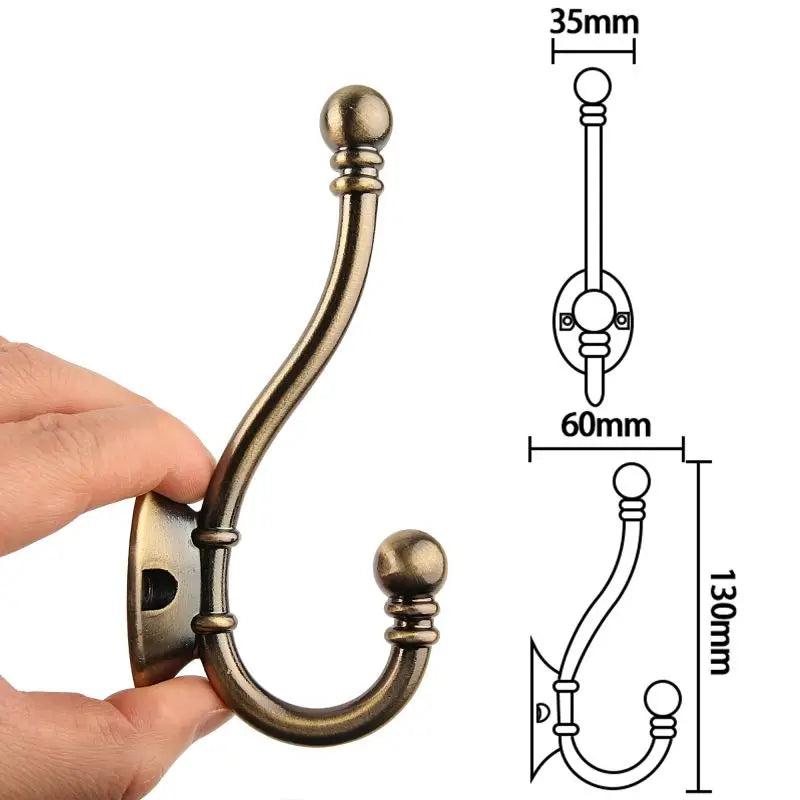 Appendiabiti in ottone di alta qualità