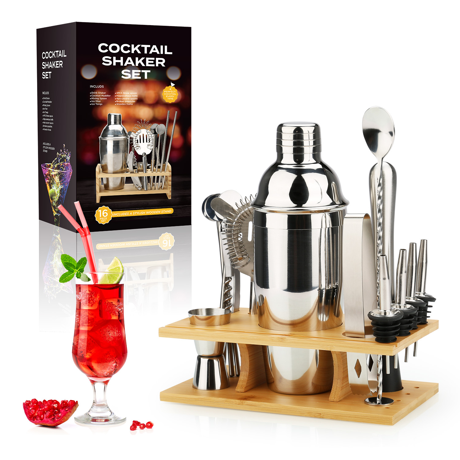 Mixology - The Ultimate Home Bartender Kit