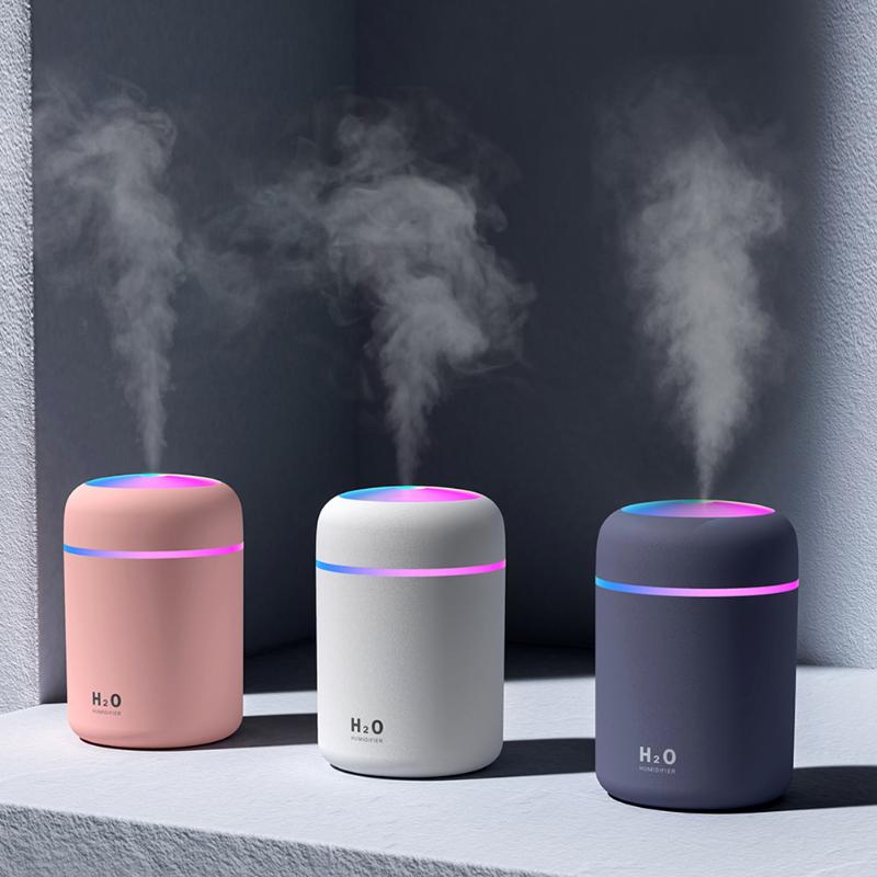 Mini diffuseur/humidificateur USB 2 en 1