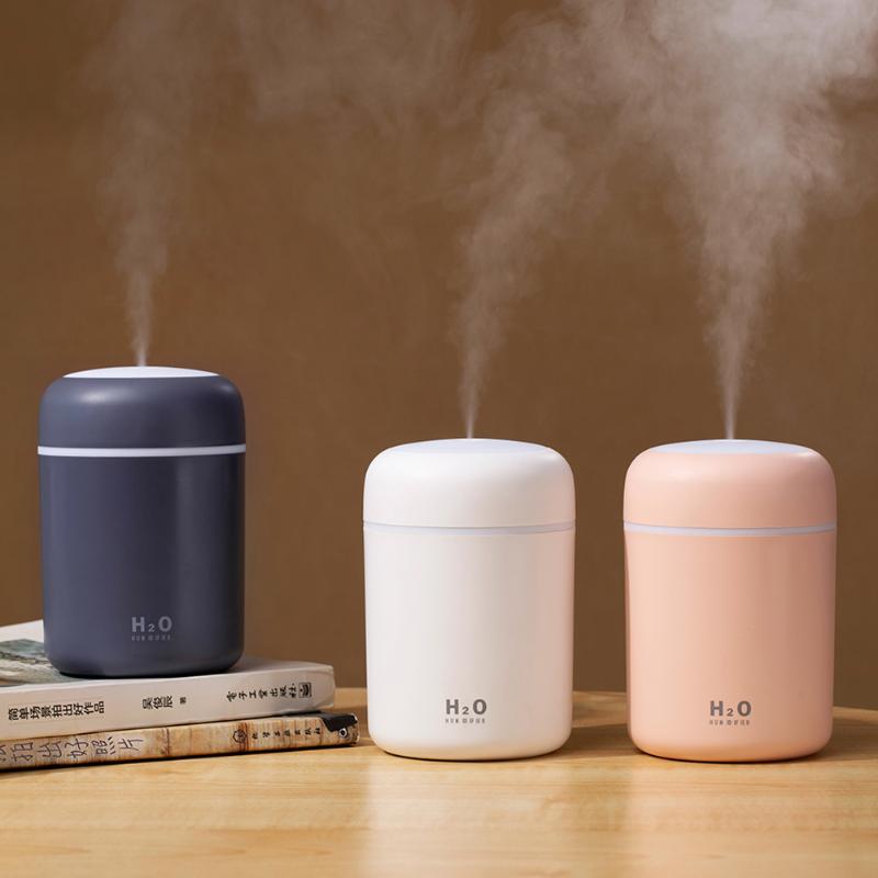 Mini diffuseur/humidificateur USB 2 en 1