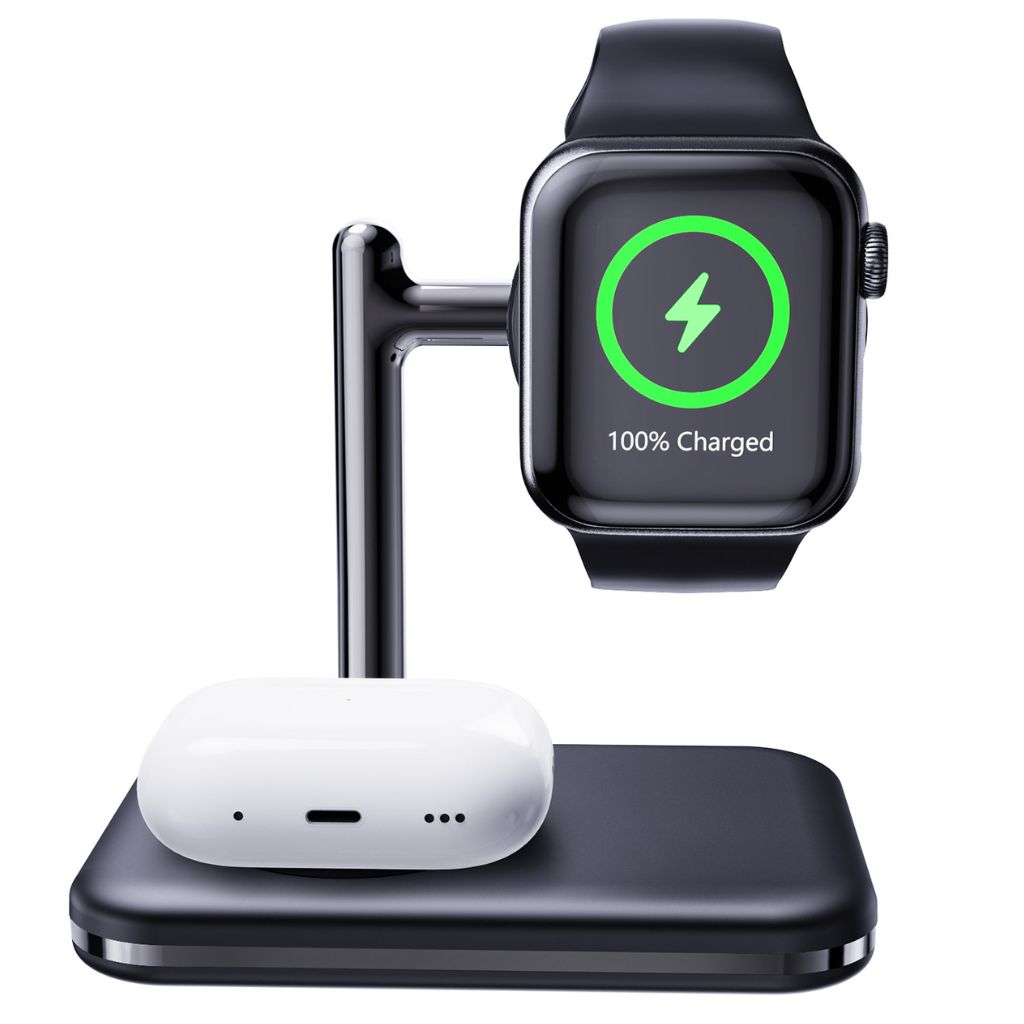 Chargeur 2 en 1 pour Apple Watch et AirPods