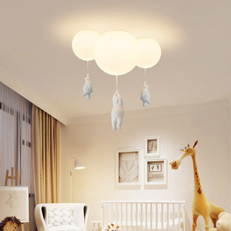 SkyDream Plafonniers Lampe suspendue pour enfants Ours et ballon