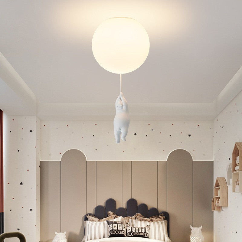 SkyDream Plafonniers Lampe suspendue pour enfants Ours et ballon