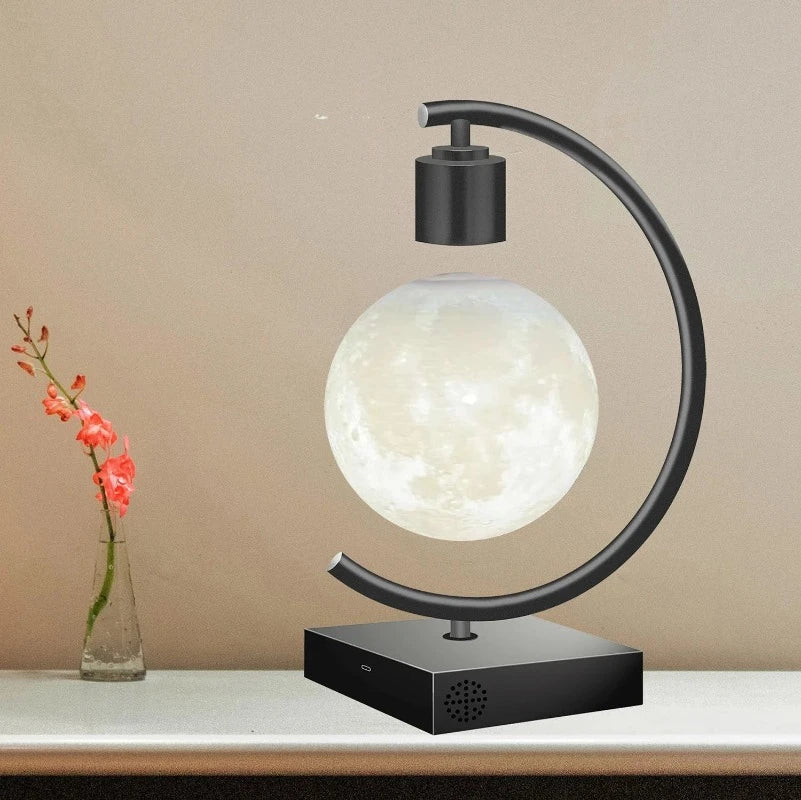 MoonGlow magnetische zwevende maanlamp – betoverend zweeflicht voor een serene sfeer