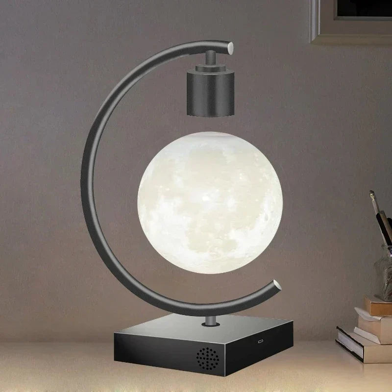 MoonGlow magnetische zwevende maanlamp – betoverend zweeflicht voor een serene sfeer