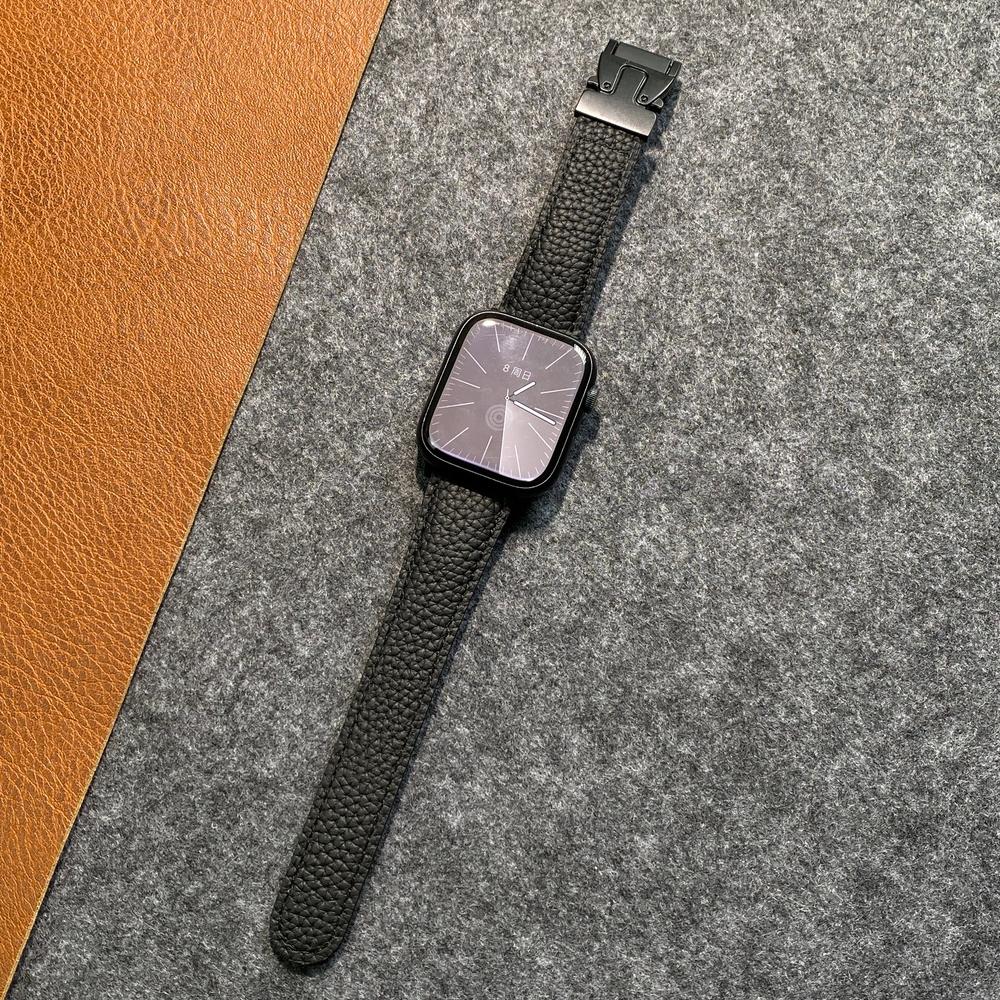 Magnetyczna klamra skórzany pasek do Apple Watch