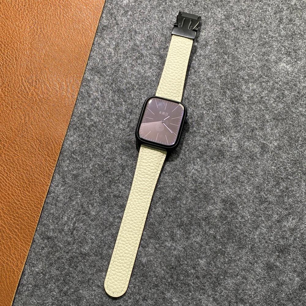 Magnetická spona koženého pásku pro Apple Watch