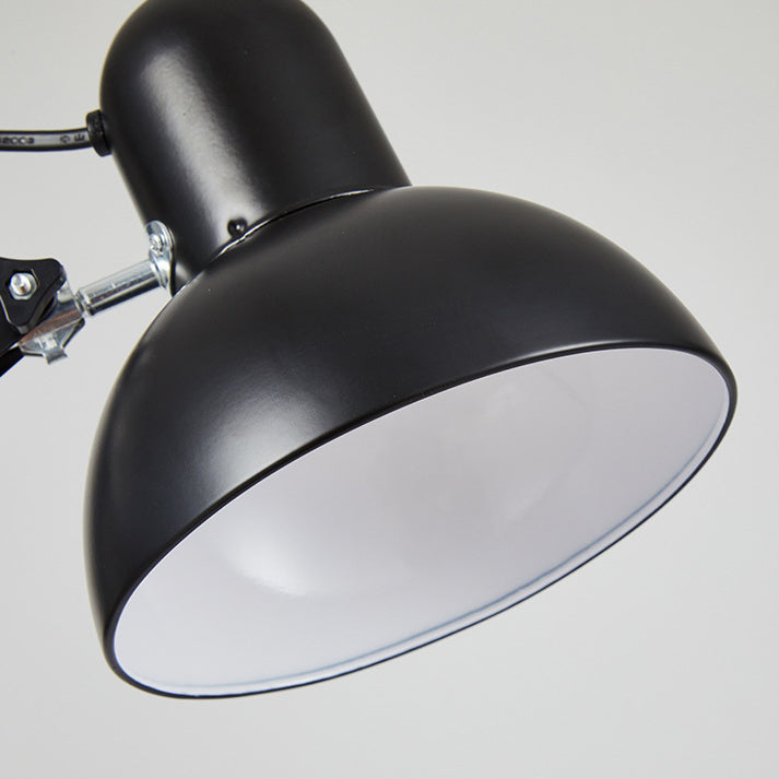 Moderní minimalistická skládací dlouhá ramenní klipová lampa ABS 1-světelná stolní lampa do ložnice