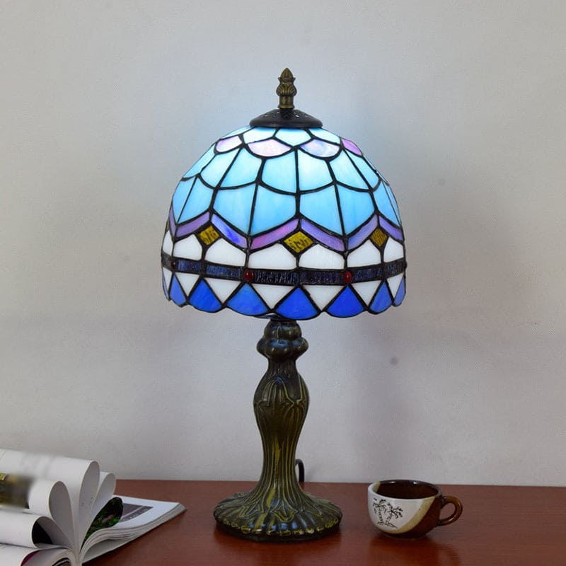 LuxGlow - Elegante mediterrane glazen tafellamp