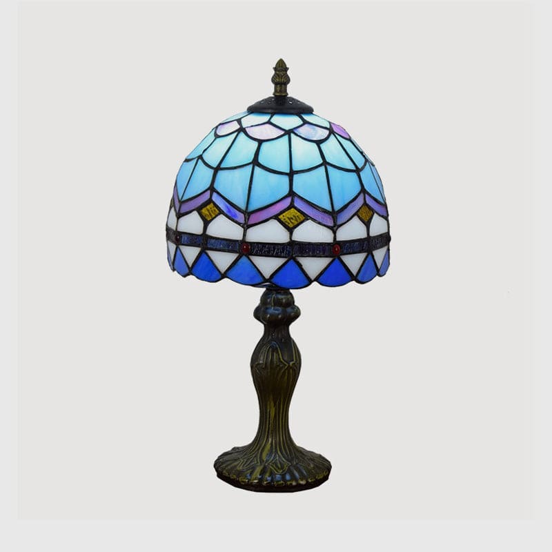 LuxGlow - Lampe de table en verre méditerranéenne élégante