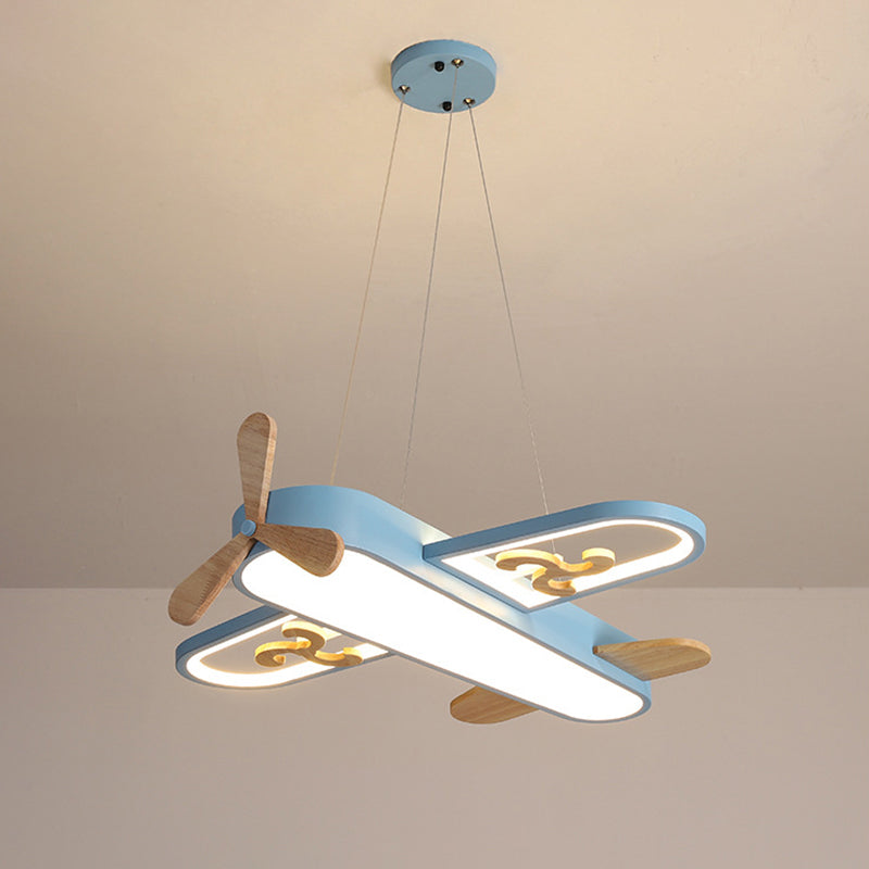 FlyLight – LED Hanging Lamp Airplane for Children's Room