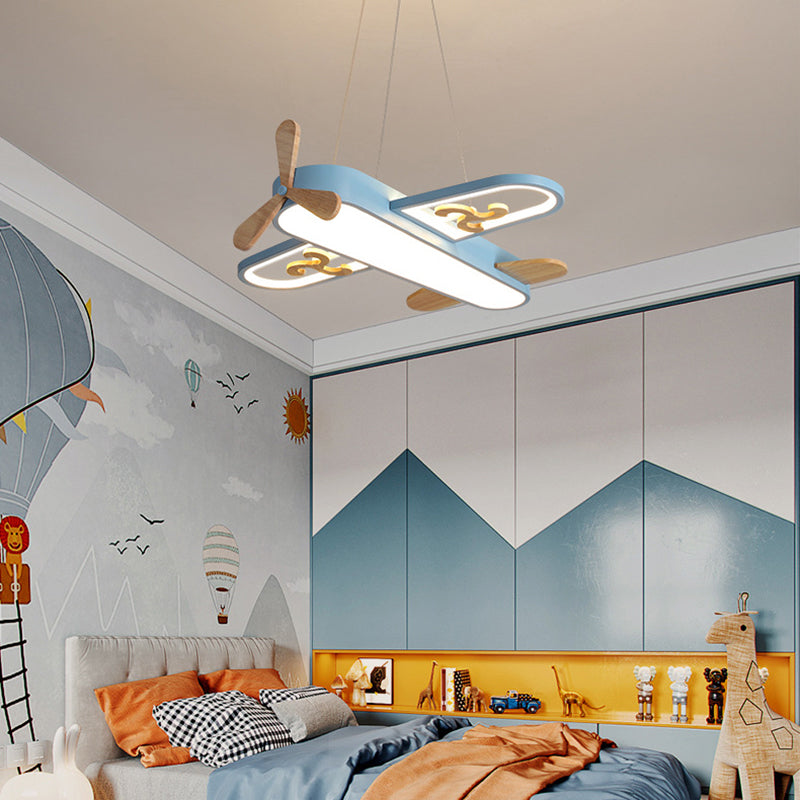 FlyLight – Lampe suspendue LED Avion pour chambre d'enfant