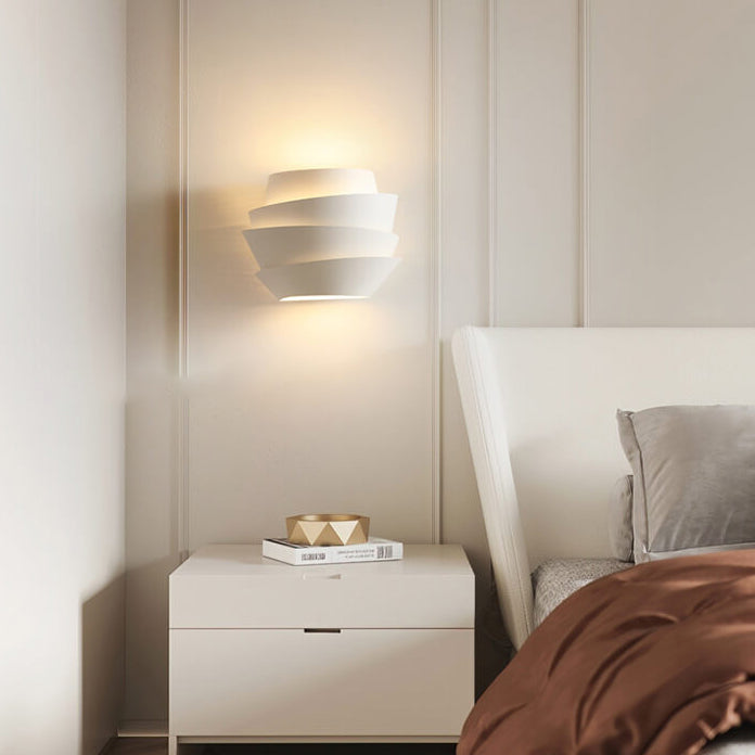 Luminique - Lampada da parete scandinava con doppi punti luce in ferro