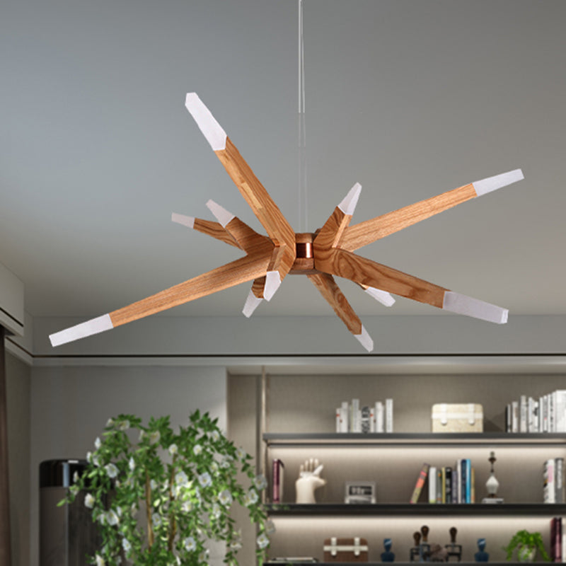 LightWood – Lampadario in legno con lampada di illuminazione a LED