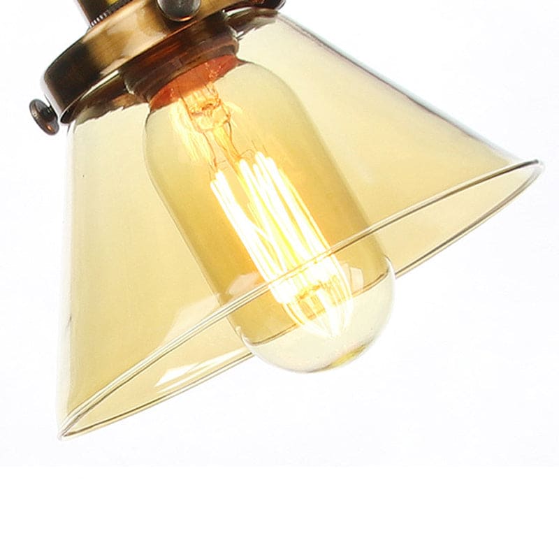 LumiClear - Elegant kegleformet bordlampe i klart glas