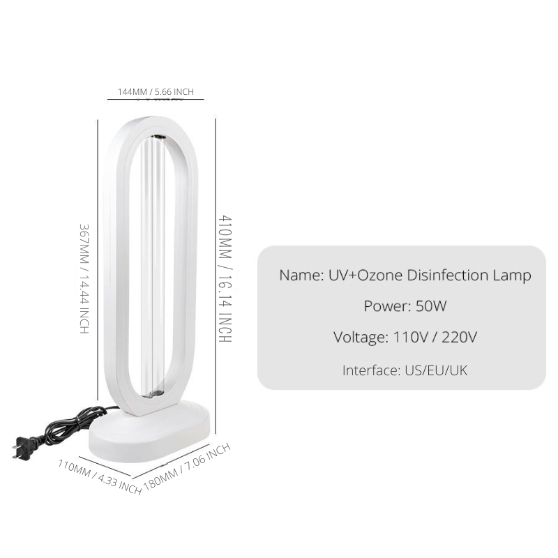 UV Ozone Disinfection Lamp – Effectively Eliminates Germs and Bacteria