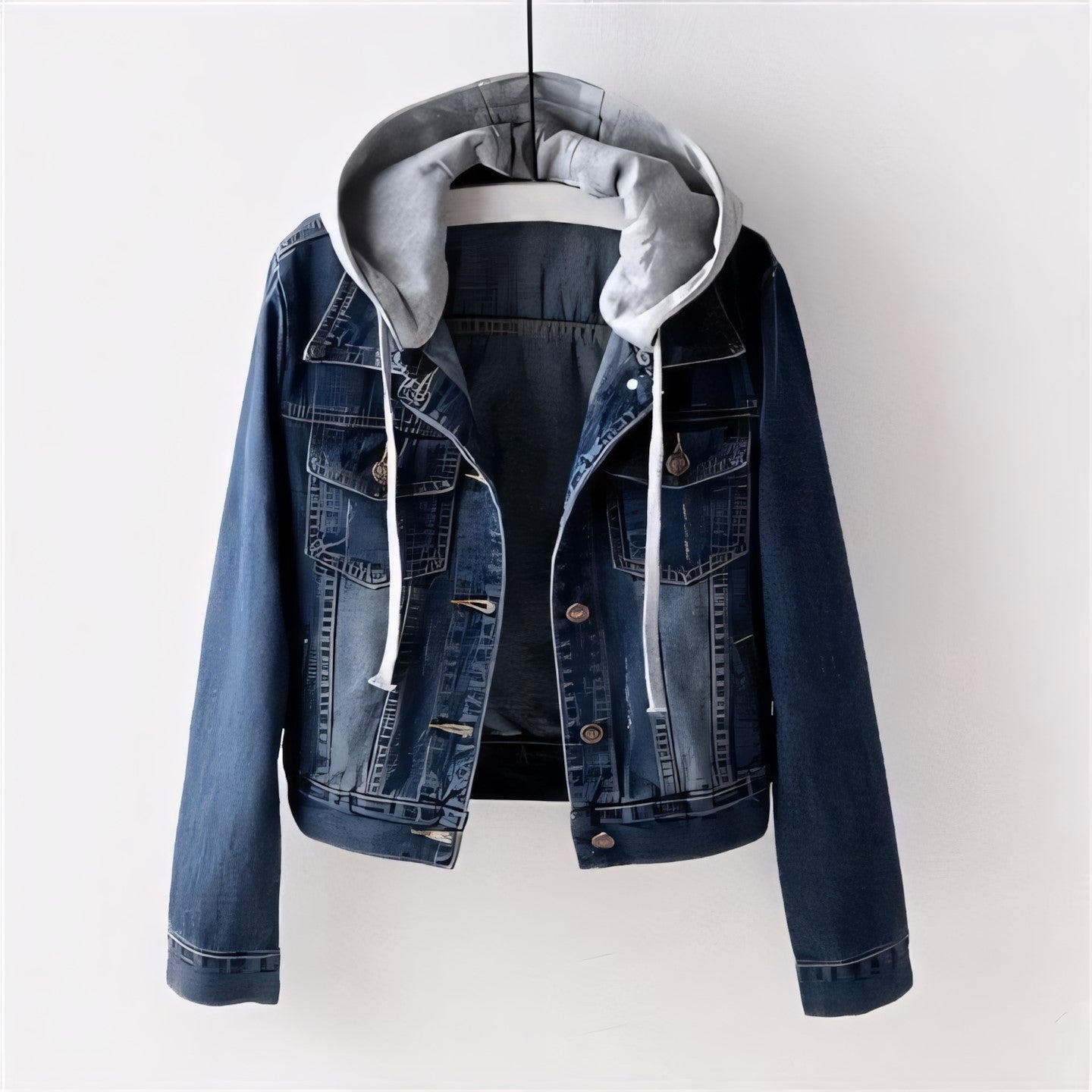 Vivienne Lane Kapuzen-Jeansjacke