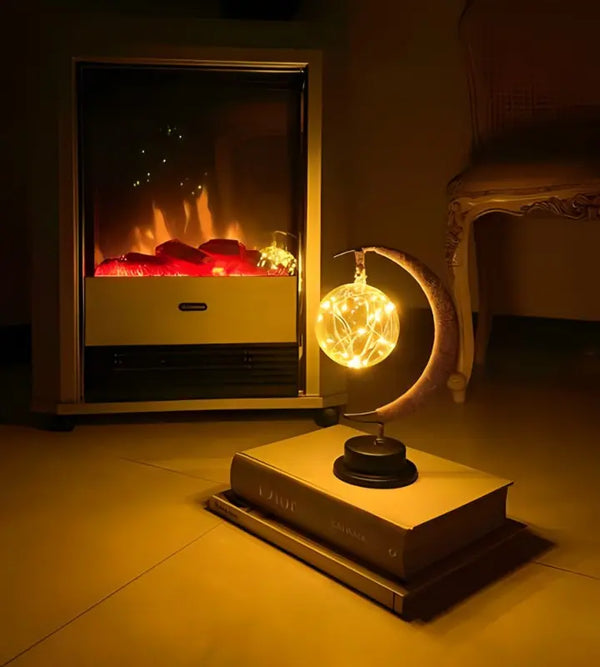 Lunara - Warm Glass Moon Lamp