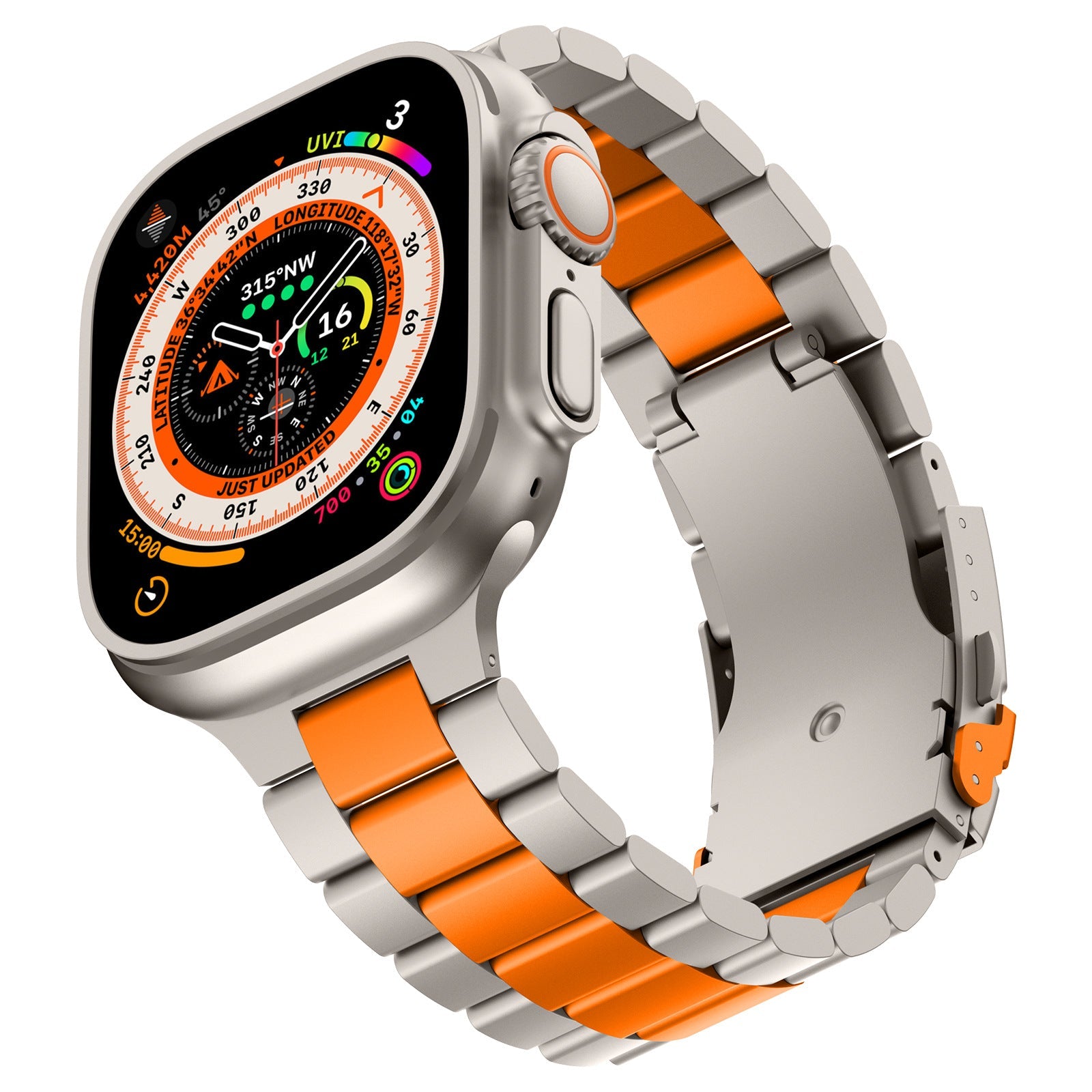 Business-Stil Titanband für Apple Watch