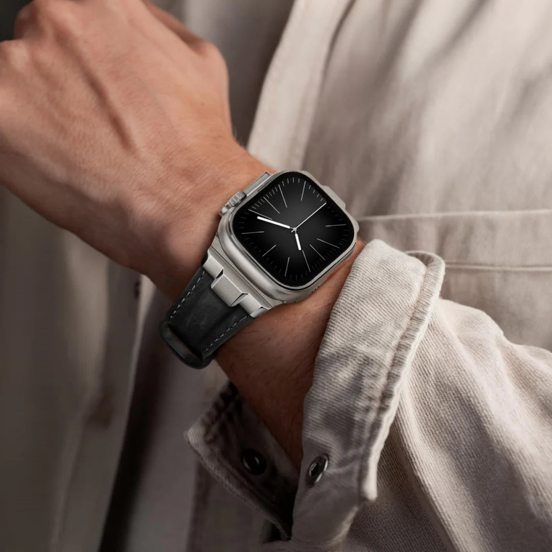 Avontuurlijke Leren Band Voor Apple Watch