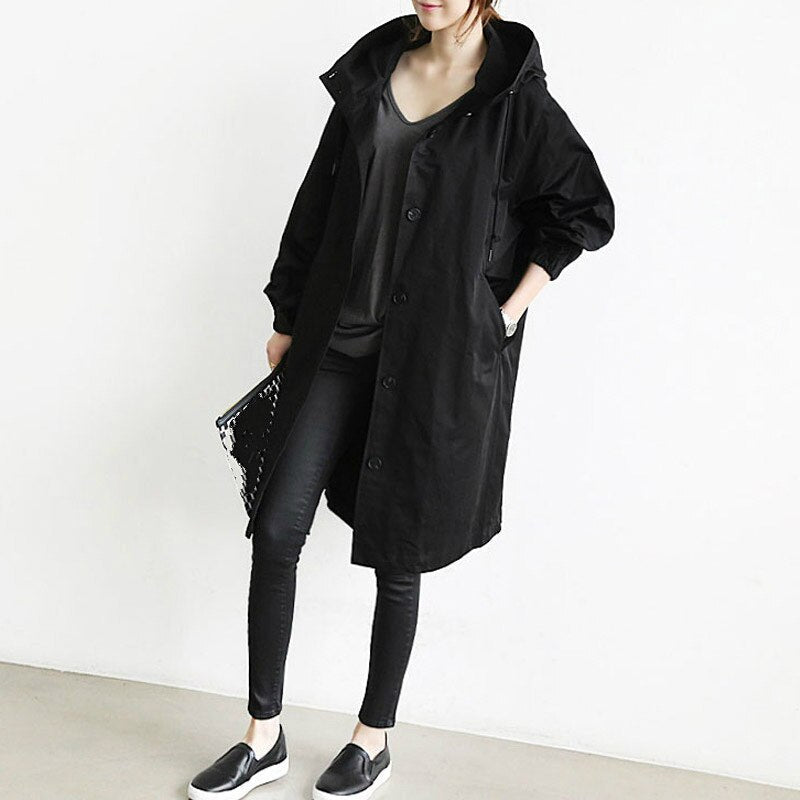 EleganCoat | Fashionable long trench coat/jacket women change season 2024