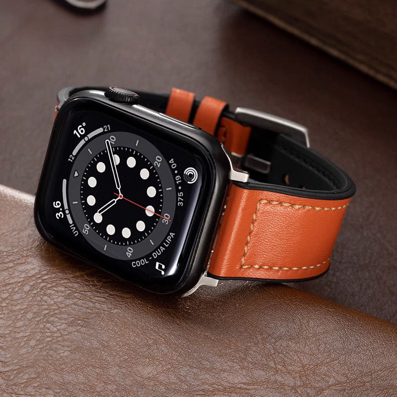 Leder-Silikon Apple Watch Band