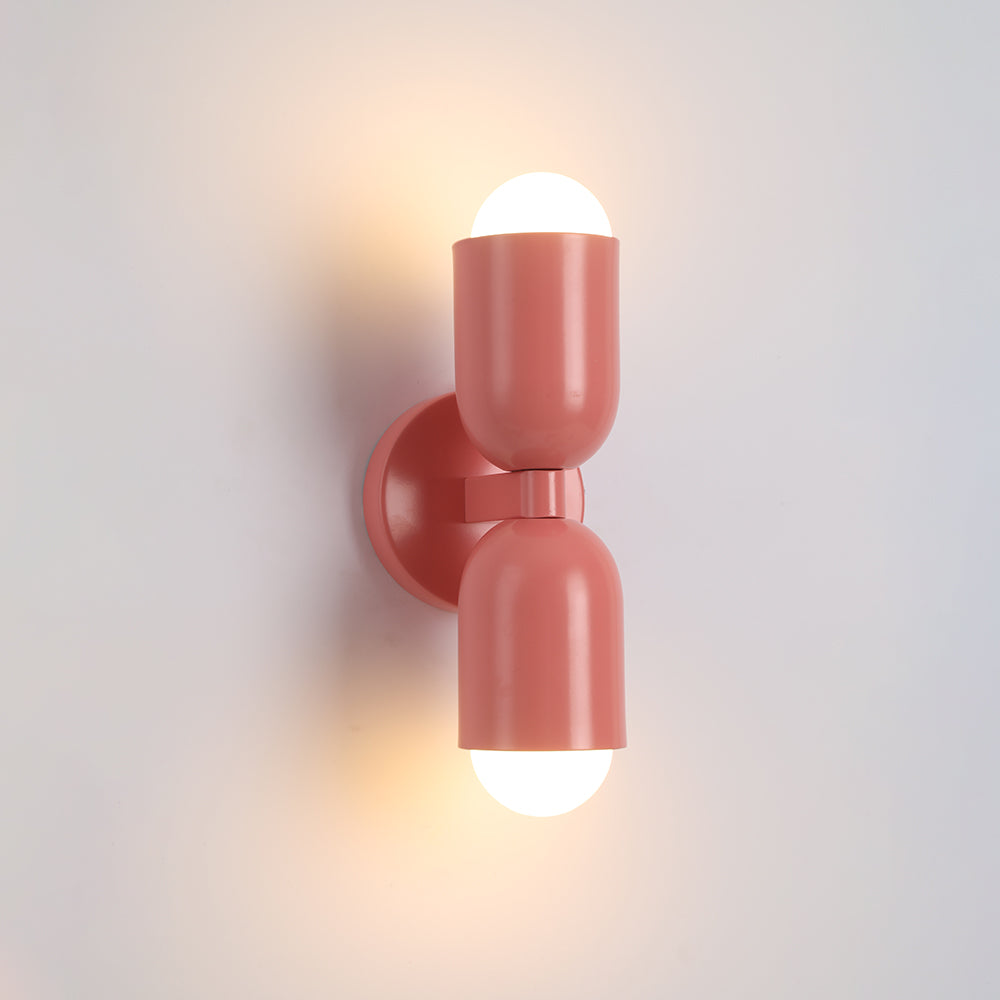 Lámpara de pared LED de metal de diseño Morandi