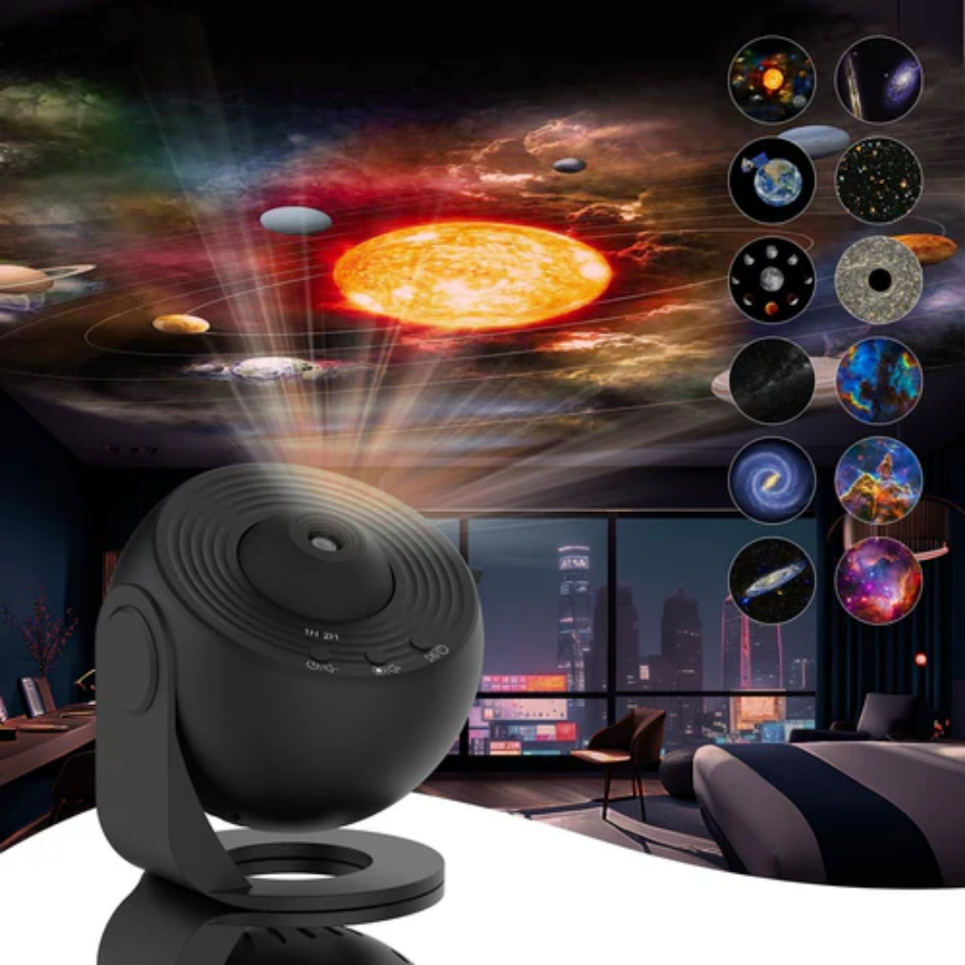 Celestial Dreams: 360° Planetarium Galaxy-projektor - Dekker hele rommet