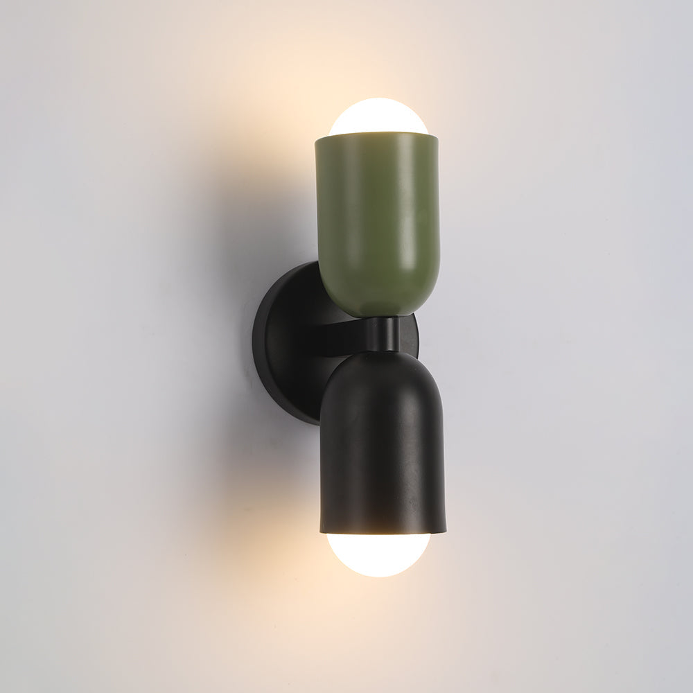 Lámpara de pared LED de metal de diseño Morandi