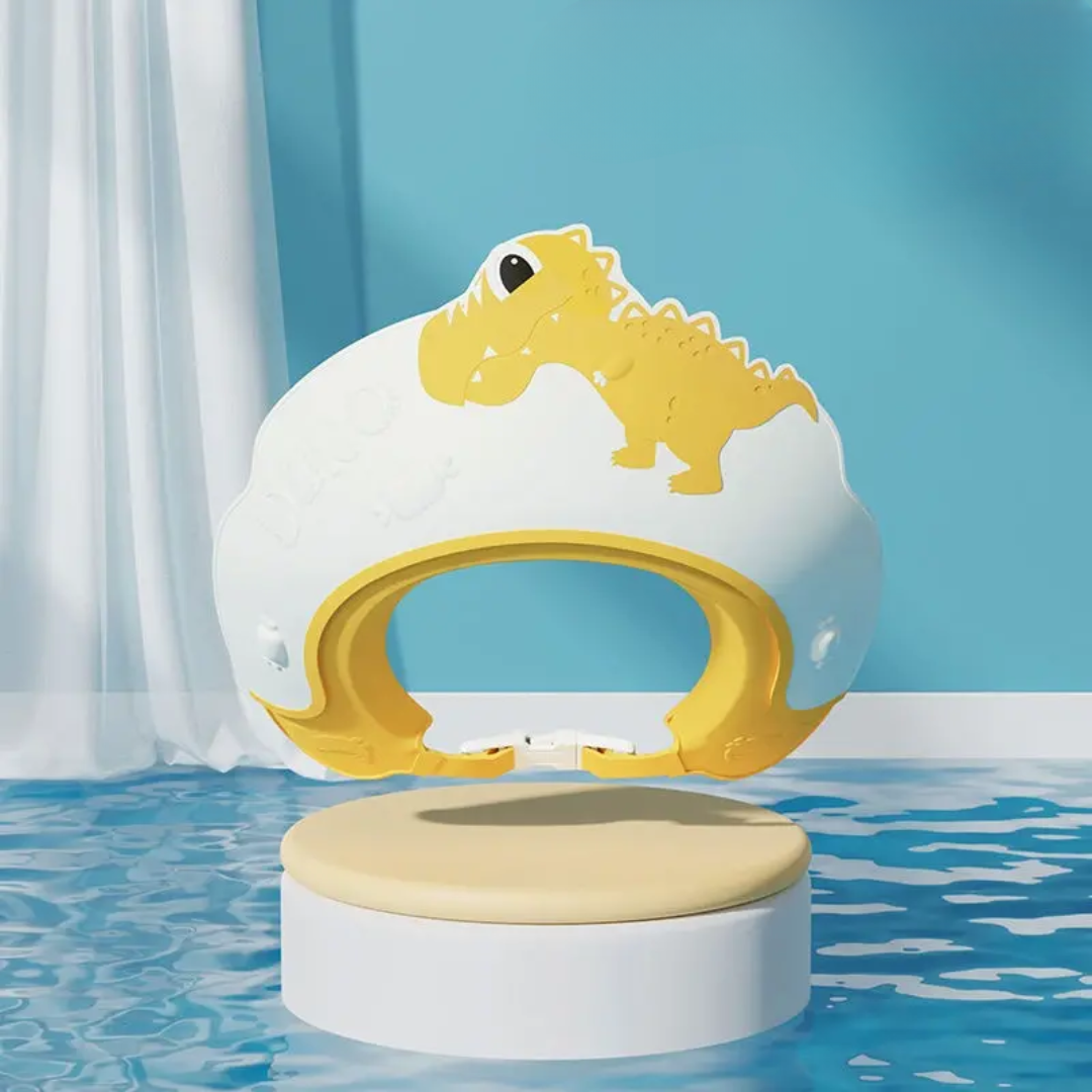 SplashSafe Dino | כובע רחצה נגד מים ושמפו