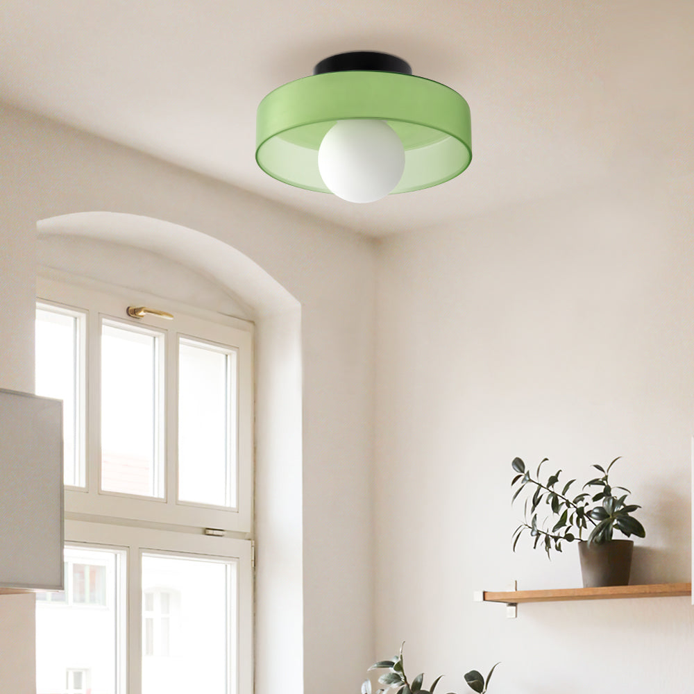 Moderne rund loftslampe