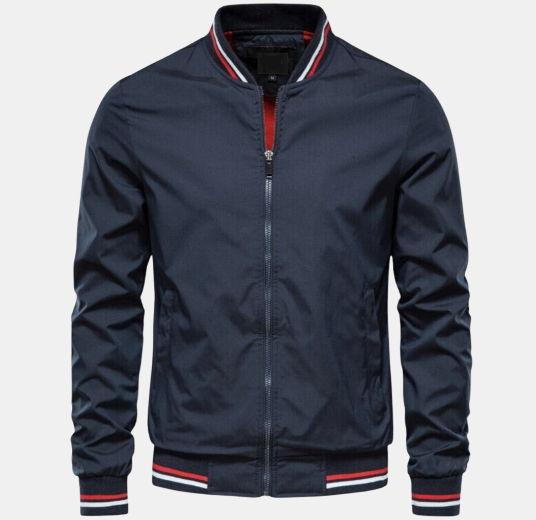 Luminar Luxury: Men's bomber jacket for timeless style and comfort