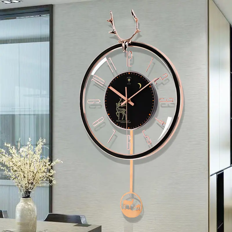 PolarisClock – Horloge murale silencieuse de luxe