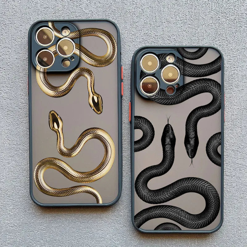 Coque iPhone à motif serpent