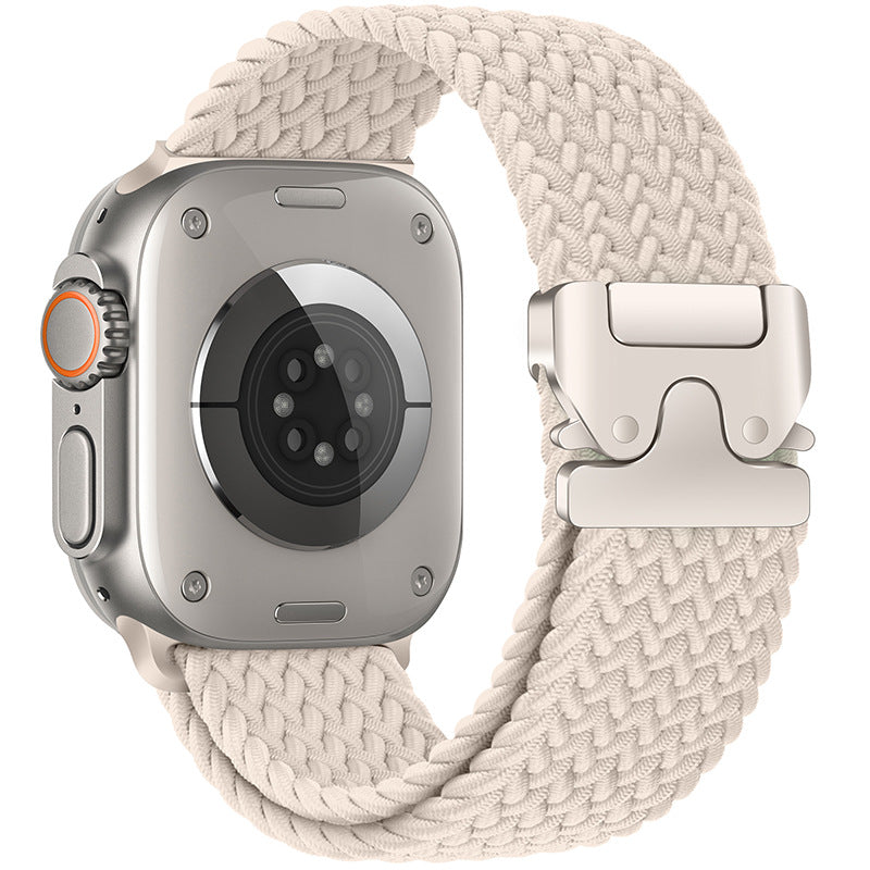 Nylon Flettet Rem For Apple Watch