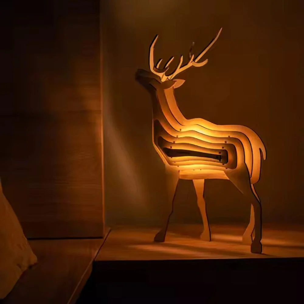 WildCraft™ Luce in Legno Animale