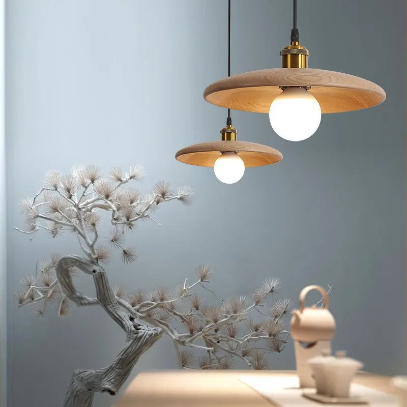 Droga | Lampada da soffitto in legno