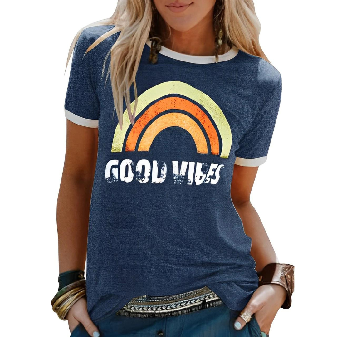 Sunbloom Blisse - T-shirt Bonnes vibrations