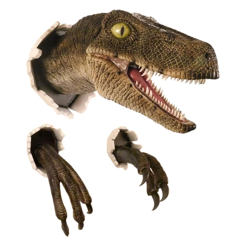 JurassicBurst Velociraptor Muursculptuur