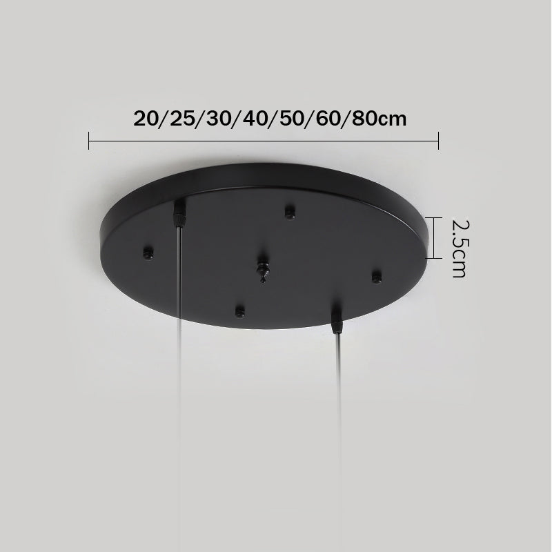 Base de baldaquin pour luminaire suspendu