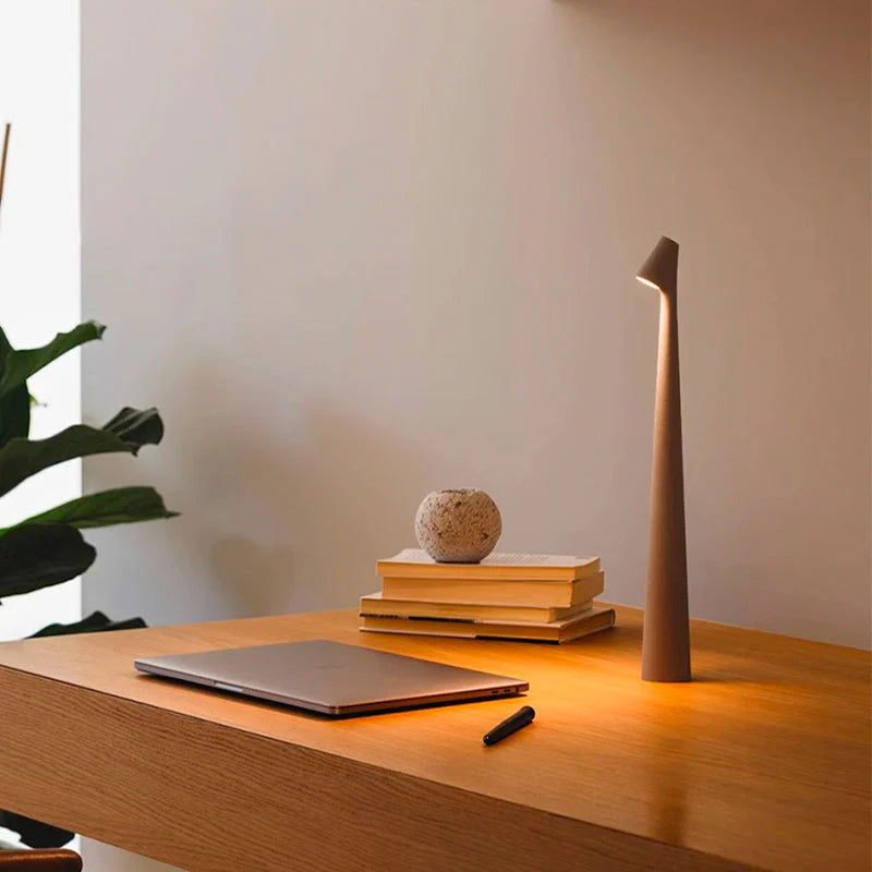 Lampada da tavolo dal design minimalista nordico | senza fili | LED | Lampada da lettura | Lampada da pranzo