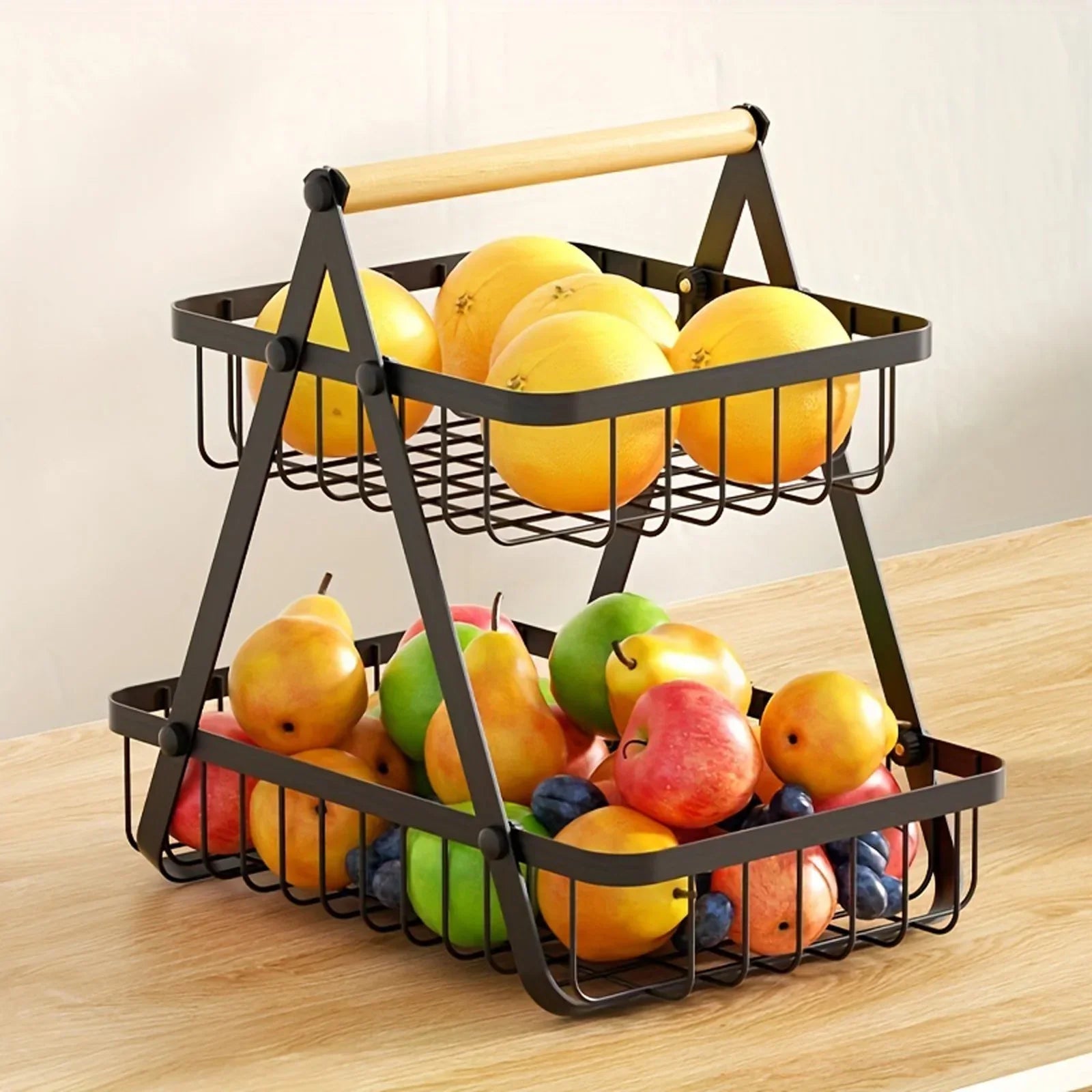 FruitCascade - Organizer per la conservazione della frutta a 2/3 livelli