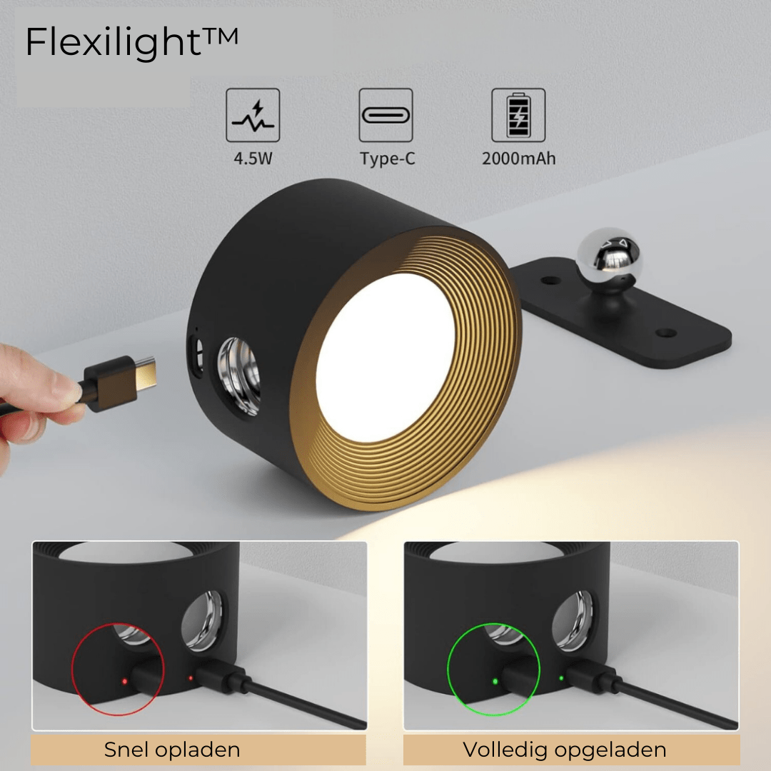 FlexiLamp - Applique 360° rechargeable sans fil