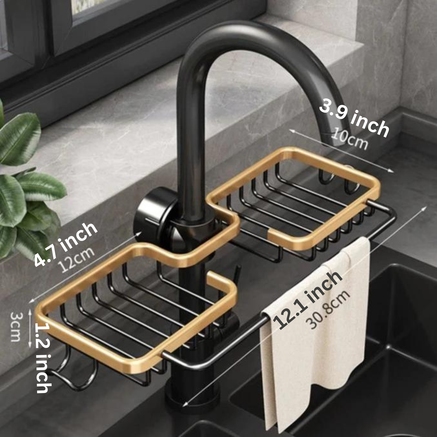 Étagère pour lavabo et douche Vrimlo®