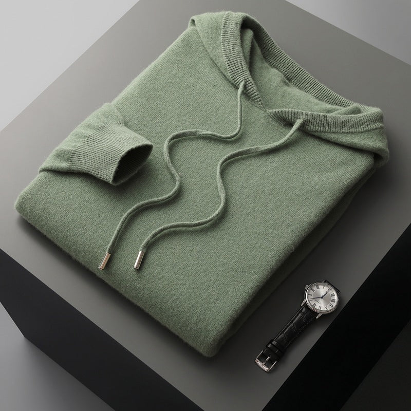 Felpa con cappuccio/maglione 100% cashmere