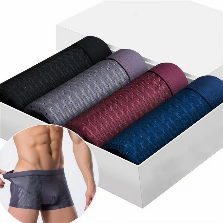 BAMBOE VIBRATIE BOXERSHORTS - VOOR DE HELE DAG COMFORT