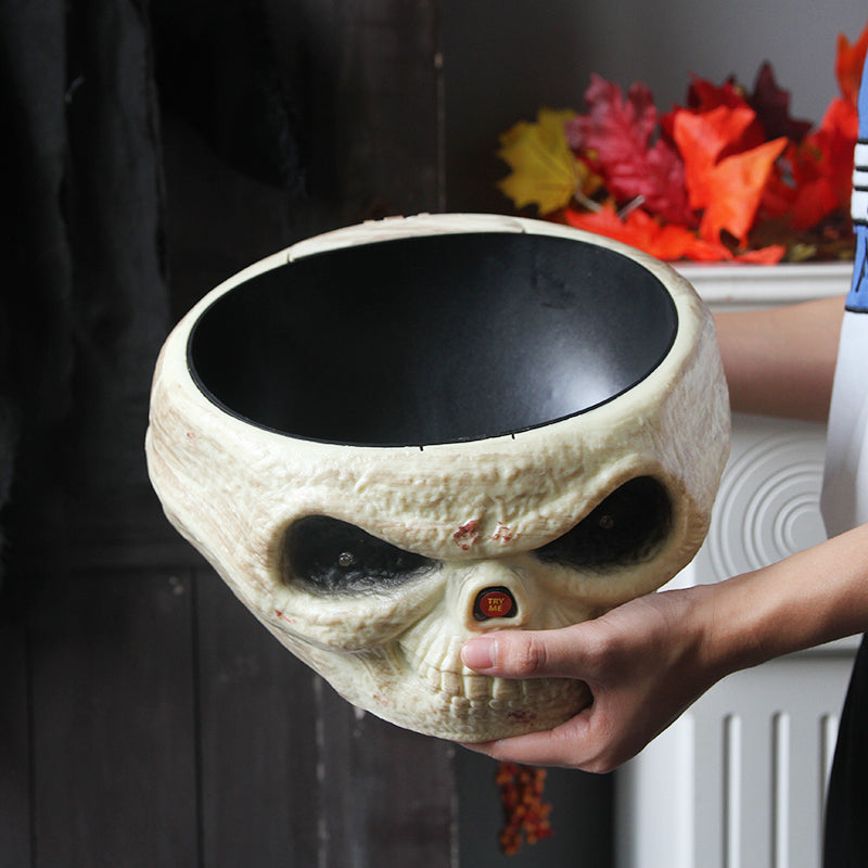 Elektrisk Halloween dekoration Ghost Hand Candy Bowl