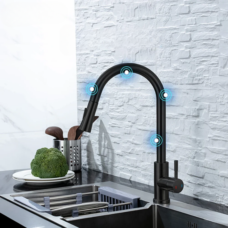 TouchNickel – Smarte Mischbatterie mit Sensor-Wasserhahn